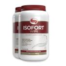 Kit 2 Isofort Whey Protein Vitafor 900g Neutro