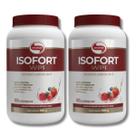 KIT 2 Isofort WPI Frutas Vermelhas Whey Isolado 900g Vitafor