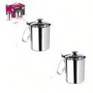 kit 2 Jarra Para Água Suco Leite Inox Leiteira Com Tampa 750ml