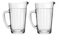 Kit 2 Jarras de Suco Estilo Copo Americano 750ML C/ Alça Nadir