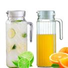 Kit 2 jarras de vidro com tampa p/ agua chá suco 1,1 litros