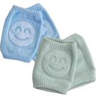 Kit 2 Joelheira Bene Casa Sorriso 8x10cm Azul/Verde