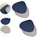 Kit 2 Jogo Americano Dupla Face Premium Azul/Gelo - 44cm x 37cm
