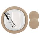 Kit 2 Jogo Americano Redondo Mesa Posta Sousplat Supla Cozinha 38 cm
