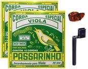 Kit 2 Jogos Cordas Viola Cebolão Re(D)Passarinho PE920+Aces