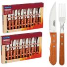 Kit 2 Jogos Para Churrasco 12 Peças Jumbo Garfo e Faca - Tramontina Kit 2 Jogos Para Churrasco 12 Peças Jumbo Garfo e Faca - Tramontina