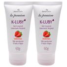 Kit 2 K-Luby Gel Corporal Umectante Beijável Morango