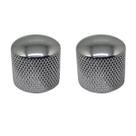 Kit 2 Knob Baixo Guitarra Metal Sem Parafuso KB01 Cromado Kit 2 Knob Baixo Guitarra Metal Sem Parafuso KB01 Cromado