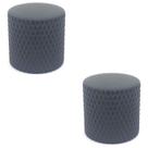 KIT 2 knob metal de encaixe preto p guitarra baixo DOLPHIN