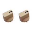 Kit 2 Knob Para Pedal Creme Plástico Ronsani