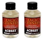 Kit 2 Lacas Chinesas - 100ml cd - Acrilex - 197100
