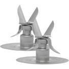 Kit 2 Lâminas De 4 Facas Inox Para Liquidificadores Oster Kit 2 Lâminas De 4 Facas Inox Para Liquidificadores Oster