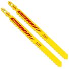 Kit 2 Lâminas de Serra Tico-Tico Unique Madeira 6D Bi-Metal BU46 Starrett
