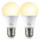 Kit 2 Lâmpada Led 9w 3000k Luz Amarela Econômica Bivolt Kian E27 Branco Quente