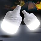kit 2 Lâmpada Led Iluminação Para Acampamento Camping Pescaria Usb Lampião