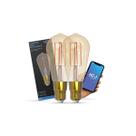 Kit 2 Lampada Led Pera Smart WiFi ST64 6w 1800K/6500K Branco Quente/Neutro/Frio Cod: 290802470 Neo Avant