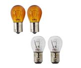 Kit 2 lampadas 2 polos amarela e 2 lampada 1 polo laranja