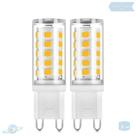 Kit 2 Lâmpadas De Led Halopin G9 5W Branco Quente (3000K)