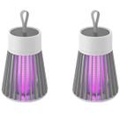 Kit 2 Lâmpadas Elétricas Mata-Mosquitos com Luz UV USB Kit 2 Lâmpadas Elétricas Mata-Mosquitos com Luz UV USB
