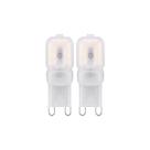 Kit 2 Lâmpadas G9 Leitosa 2W 3000K Kit 2 Lâmpadas G9 Leitosa 2W 3000K