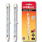 KIT 2 Lâmpadas Halógena Palito 300W 220V J118 Ourolux