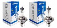 Kit 2 lâmpadas halogena standart h4 12v 55w shocklight