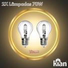 Kit 2 Lâmpadas Halogênas 70W Churrasqueira E27 110v