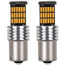 Kit 2 Lâmpadas Led BAY15D P21/5W 1157 45 Leds Canbus Laranja