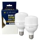 Kit 2 Lâmpadas Led Bulbo 50w E27 Branco Frio Inmetro Luminarte