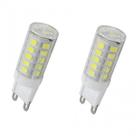 Kit 2 Lâmpadas Led G9 5W 3000K (Branco Quente)