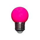 Kit 2 Lâmpadas Led Mini Bulbo Bolinhas E27 1w 5 Cores 110/220v