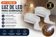 Kit 2 Lâmpadas LED para Dobradiça de Armário com Sensor Automático Luz Interna Guarda-Roupa Kit 2 Lâmpadas LED para Dobradiça de Armário com Sensor Automático Luz Interna Guarda-Roupa