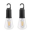 Kit 2 Lâmpadas Led Recarregavel Camping Barraca Pesca USB-C