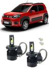 Kit 2 Lampadas Super Led Farol Alto E Baixo H4 Novo Uno