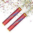 Kit 2 Lança Confete Festa Varias Cores Réveillon Carnaval