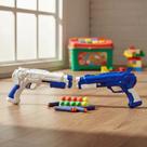 Kit 2 Lança Dardos E 10 Bola Pistola Dupla Brinquedo Shooter Kit 2 Lança Dardos E 10 Bola Pistola Dupla Brinquedo Shooter