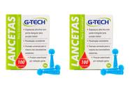 Kit 2 Lanceta G-tech 30G Agulha Para Medir Glicose 100Un