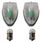 Kit 2 Lanterna Cristal Teto+lâmpada 67 12v Mb 1113 1313 1513