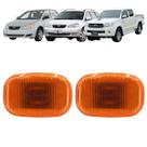Kit 2 Lanterna Lateral Corolla Fielder Hilux Ambar Com Soquete 2003 Até 2011
