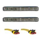 Kit 2 lanterna para-choque volare busscar 12/24v com chicote