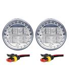KIT 2 Lanterna Traseira Ônibus Caminhão 70mm 4 Led +Con. Ré KIT 2 Lanterna Traseira Ônibus Caminhão 70mm 4 Led +Con. Ré