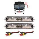 KIT 2 Lanterna Vigia Teto Busscar Caio 24volts +Conector CR