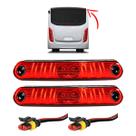 KIT 2 Lanterna Vigia Teto Busscar Caio 24volts +Conector VM