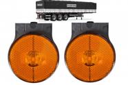 Kit 2 Lanternas Lateral Carreta Randon Led Bivolt Amarela Kit 2 Lanternas Lateral Carreta Randon Led Bivolt Amarela
