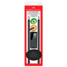 Kit 2 lápis preto EcoLápis n2, com Apontador e Borracha oval Faber Castell