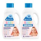 Kit 2 Lava Roupas Baby Dreams Members Mark 3L Sabão Hipoalergênico Concentrado Suave para Bebês