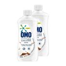 Kit 2 Lava-Roupas Omo Líquido Roupas Finas e Delicadas Coco 450ml