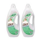 Kit 2 Lava Roupas Sabão Liquido Fragância Coco 2 litros Barbarex