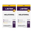 Kit 2 Lavitan Melatonina Maracujá 150 Comprimidos Mastigáveis