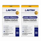 Kit 2 Lavitan Super Fórmula Ômega Complex 30 Cápsulas Kit 2 Lavitan Super Fórmula Ômega Complex 30 Cápsulas